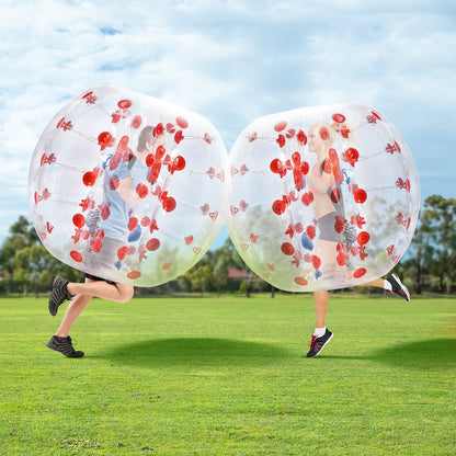 Inflatable Bumper Ball 1-Pack, 4FT/1.2M Body Sumo Zorb Balls for Teen & Adult, 0.8mm Thick PVC Human Hamster Bubble Balls for Outdoor Team Gaming Play, Bumper Bopper Toys for Garden, Yard, Park