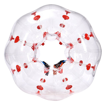 Inflatable Bumper Ball 1-Pack, 4FT/1.2M Body Sumo Zorb Balls for Teen & Adult, 0.8mm Thick PVC Human Hamster Bubble Balls for Outdoor Team Gaming Play, Bumper Bopper Toys for Garden, Yard, Park