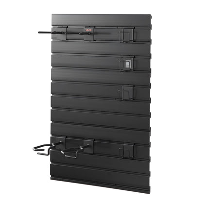 Gun Rack, Wall Mount, Tactical Rifle Shotgun Handgun Storage, Heavy-Duty PVC Panels & Steel Wall Racks, Securely Holds up to 2 Rifles & 4 Pistols, Modular Firearms Gun Gear Accessories Organizer