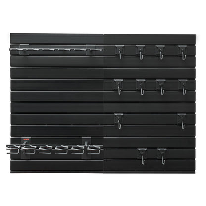 Gun Rack, Wall Mount, Heavy-Duty Steel Tactical Rifle Carbine Shotgun Handgun Storage Rack, Securely Holds up to 6 Rifles and 6 Pistols, Modular Firearms Gun Wall Gear Accessories Organizer