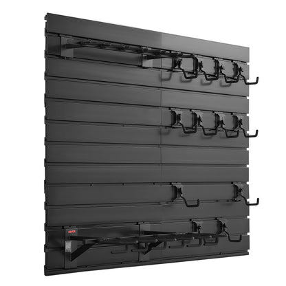 Gun Rack, Wall Mount, Heavy-Duty Steel Tactical Rifle Carbine Shotgun Handgun Storage Rack, Securely Holds up to 6 Rifles and 6 Pistols, Modular Firearms Gun Wall Gear Accessories Organizer