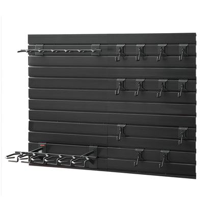 Gun Rack, Wall Mount, Heavy-Duty Steel Tactical Rifle Carbine Shotgun Handgun Storage Rack, Securely Holds up to 6 Rifles and 6 Pistols, Modular Firearms Gun Wall Gear Accessories Organizer