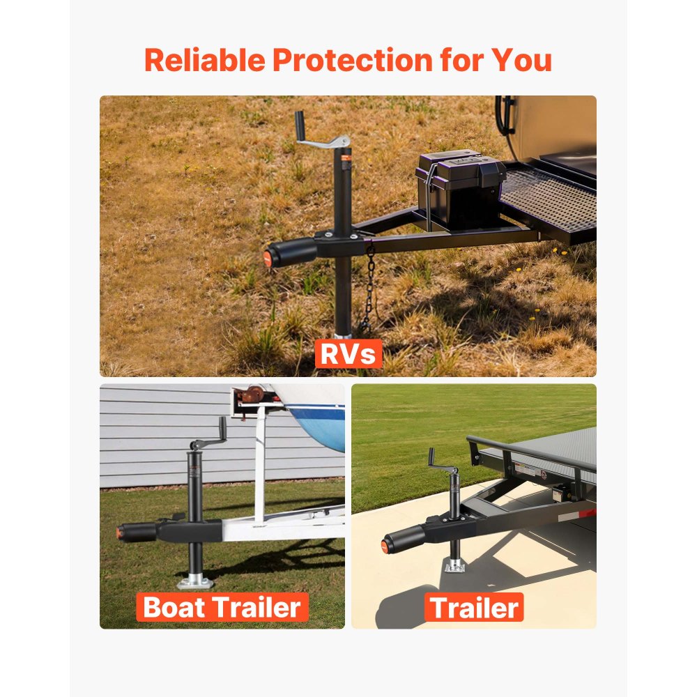 Trailer Coupler Lock Fits 50.6 & 58.6 mm Couplers Heavy Duty Hitch Lock