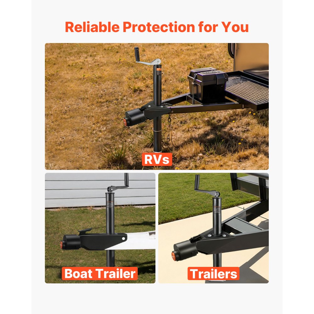 Trailer Coupler Lock Fits 50.6 & 58.6 mm Couplers Trailer Tongue Lock