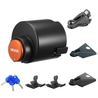 Trailer Coupler Lock Fits 50.6 & 58.6 mm Couplers Trailer Tongue Lock