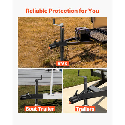 Trailer Coupler Lock Fits 58.6 mm Couplers Heavy Duty Trailer Lock