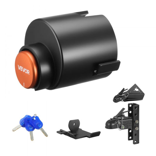 Trailer Coupler Lock Fits 58.6 mm Couplers Heavy Duty Trailer Lock