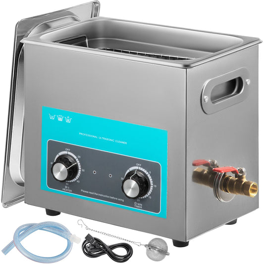 VEVOR 6.5L Ultrasonic Cleaner Jewelry Cleaner with Heater Timer for Jewelry Cleaning