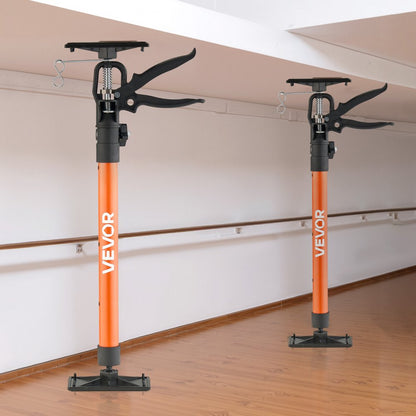 Cabinet Jack Support Pole, 2-Pack, 54-155 cm Steel Telescopic Quick Support Rod, Adjustable 3rd Hand System up to 70 kg 