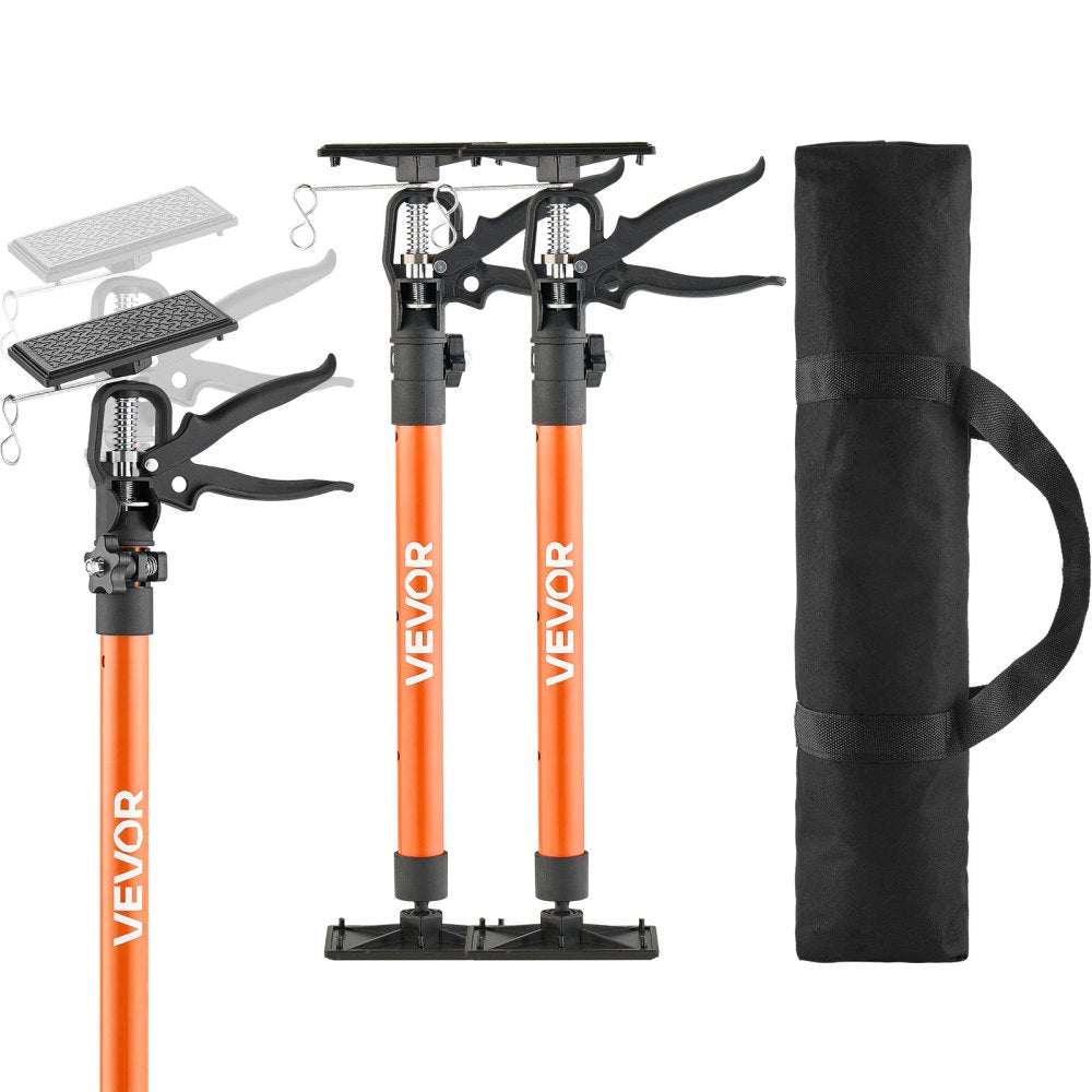 Cabinet Jack Support Pole, 2-Pack, 54-155 cm Steel Telescopic Quick Support Rod, Adjustable 3rd Hand System up to 70 kg 