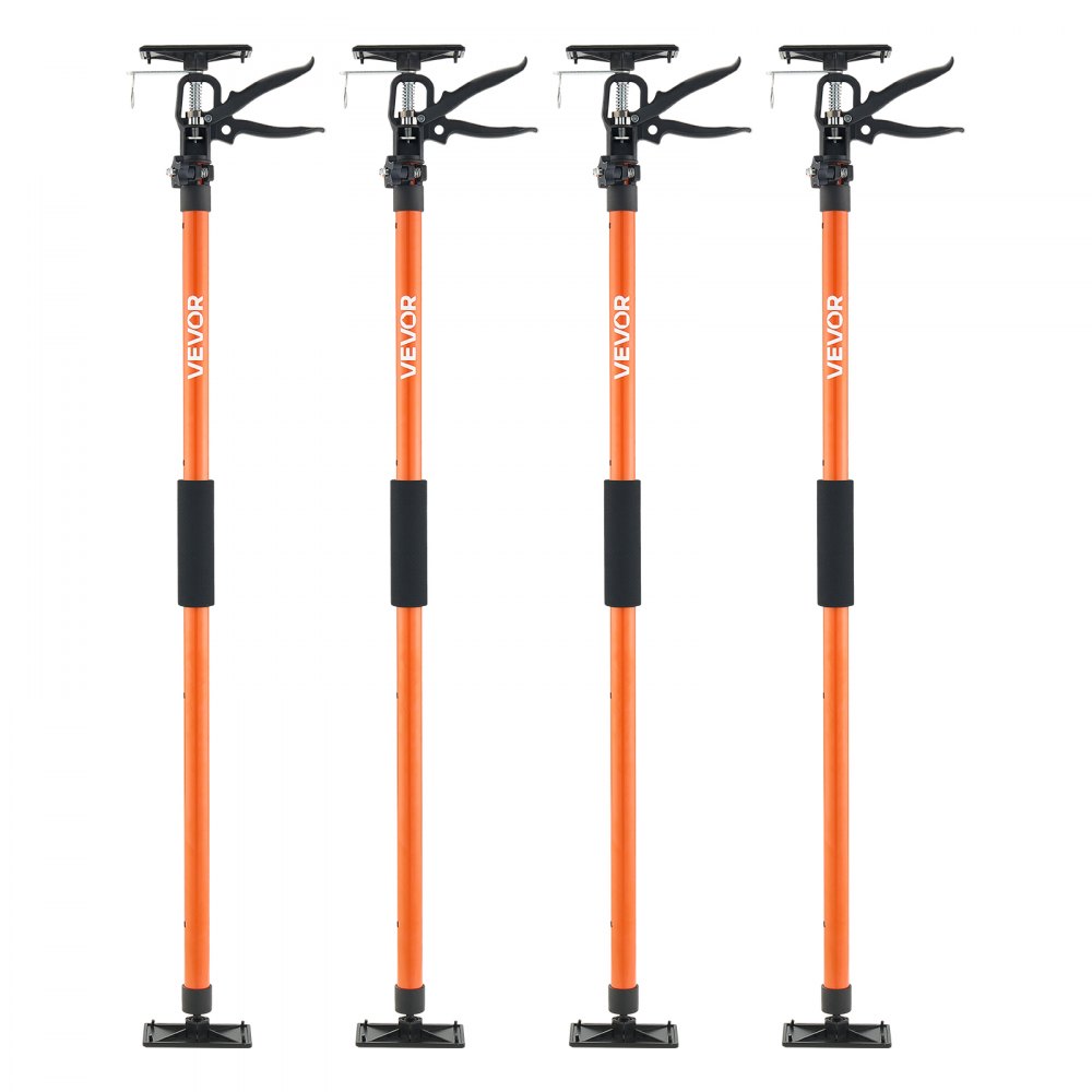 Cabinet Jack Support Pole, 4-Pack, 116-290 cm Steel Telescopic Quick Support Rod, Adjustable 3rd Hand System up to 70 kg