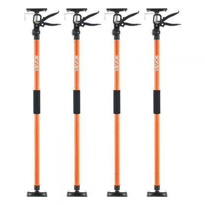 Cabinet Jack Support Pole, 4-Pack, 116-290 cm Steel Telescopic Quick Support Rod, Adjustable 3rd Hand System up to 70 kg