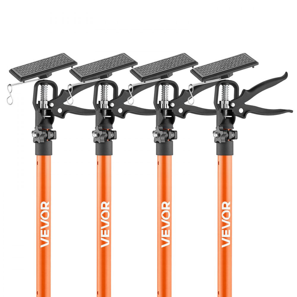 Cabinet Jack Support Pole, 4-Pack, 116-290 cm Steel Telescopic Quick Support Rod, Adjustable 3rd Hand System up to 70 kg