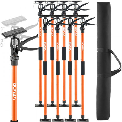 8Pcs Cabinet Jack Support Pole 116-290 cm Telescopic Quick Support Rod