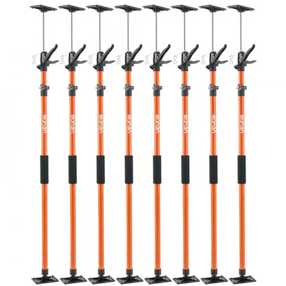8Pcs Cabinet Jack Support Pole 116-290 cm Telescopic Quick Support Rod