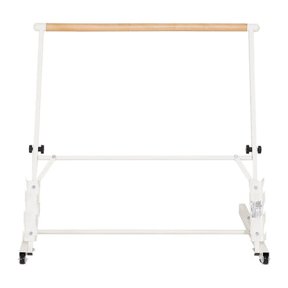 Ballet Barre, Freestanding Portable Barre Bar, Home Fitness Exercise Equipment for Abs, Arms, Strength, and Cardio, Easy to Store Foldable Stretching Dance Bars, 4 Level Height Adjustable