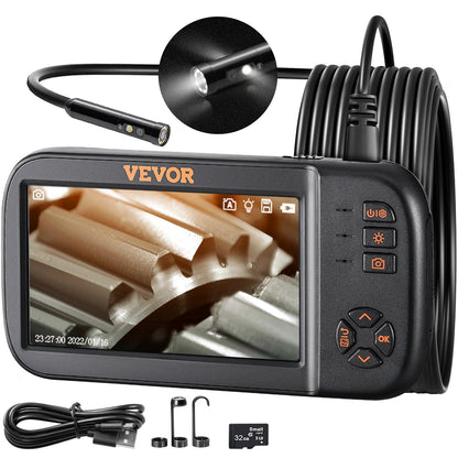 Triple Lens Endoscope with 4.5" Screen, 5m Cable, and 1080P Resolution
