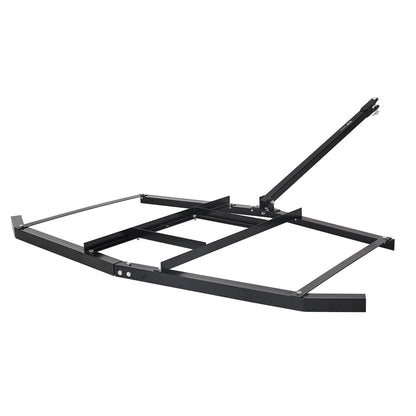 Drag Harrow, 1880 mm Width Tow Behind Drag Harrow, Q235 Steel Driveway Grader with Adjustable Bars & Pin Hitch, Support up to 50 lbs, Tractor Driveway Harrow for ATVs, UTVs, Garden Lawn Tractors