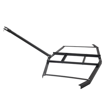 Drag Harrow, 1880 mm Width Tow Behind Drag Harrow, Q235 Steel Driveway Grader with Adjustable Bars & Pin Hitch, Support up to 50 lbs, Tractor Driveway Harrow for ATVs, UTVs, Garden Lawn Tractors
