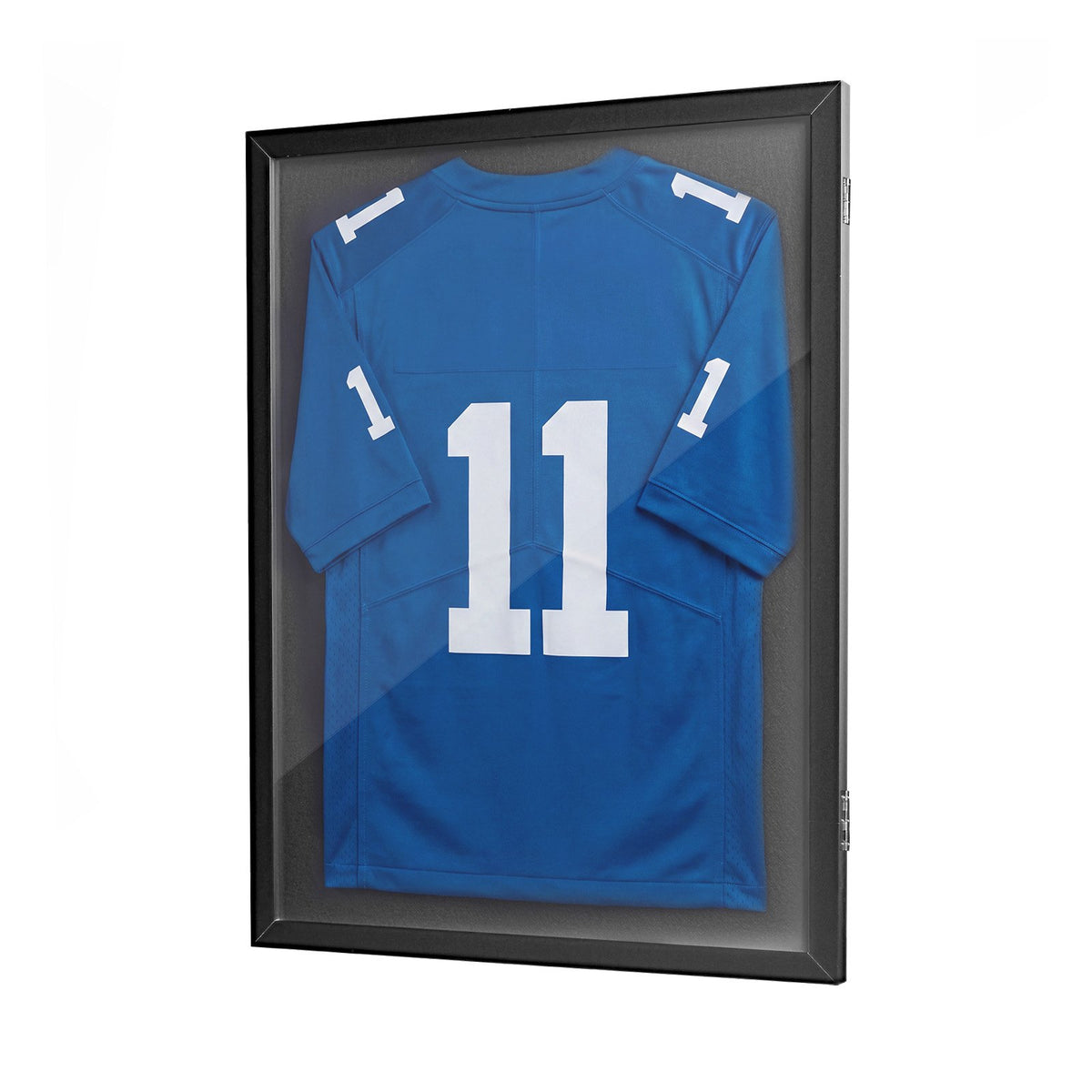 Jersey Frame Display Case, 79.5x 59x 4 cm, Wooden Sport Jersey Shadow Box with 98% UV Protection PC Panel and Hanger, Magnetic Lock, for Baseball Basketball Football Hockey Shirt Uniform, 2 Pack