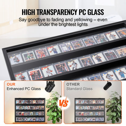 VEVOR 36 Graded Sports Card Display Case, 775 x 617 x 55 mm, Baseball Card Display