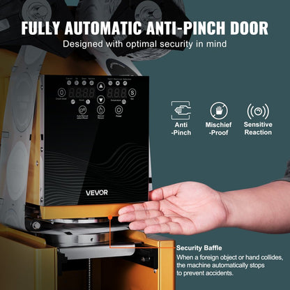 Fully Automatic Sealing Machine Tea Cup Sealer 500-650 Cups/H 190 mm Gold