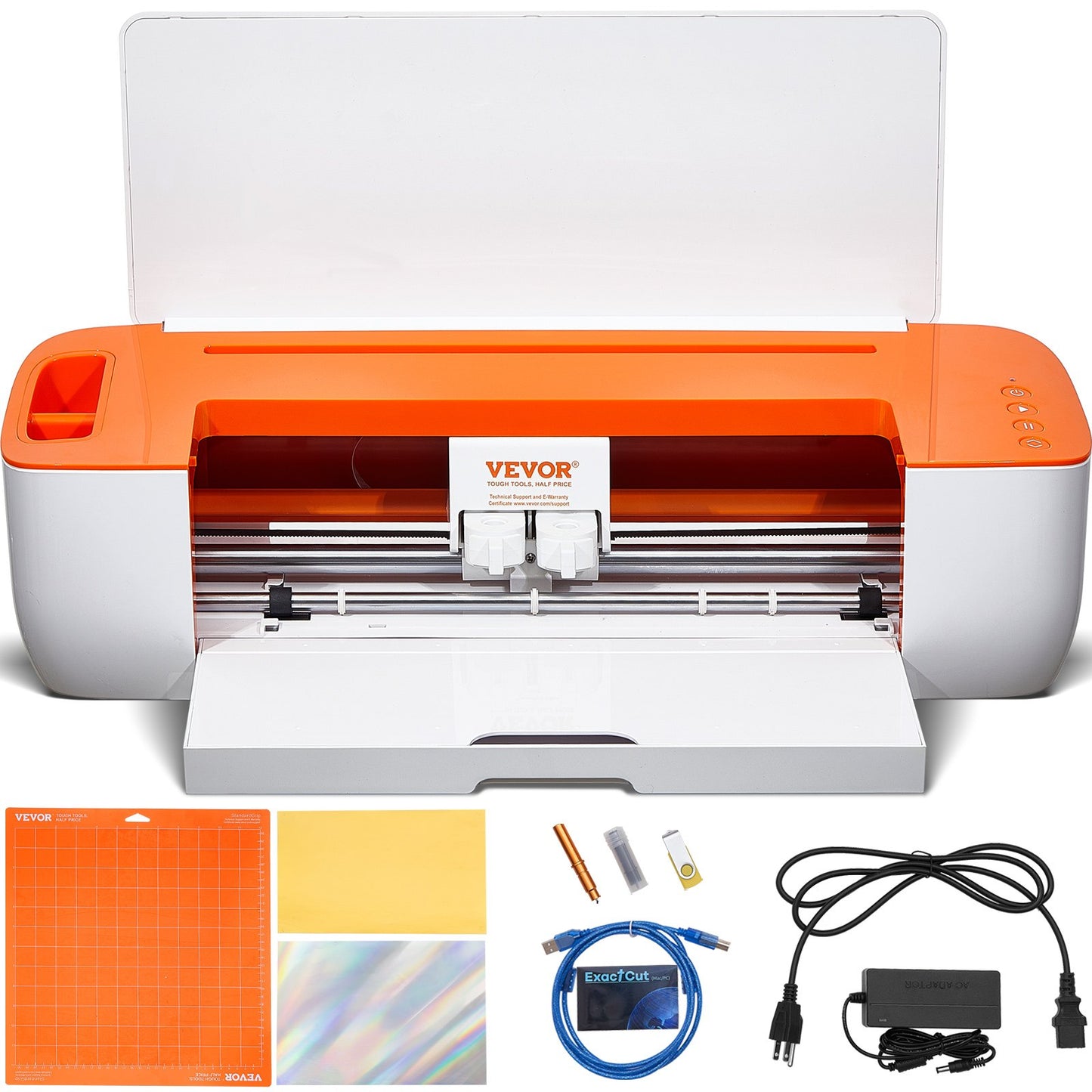 VEVOR Vinyl Cutter Machine, Bluetooth Connectivity DIY Cutting Machine, Compatible