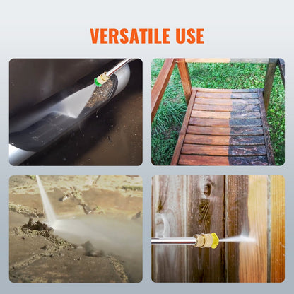 High-Pressure Gas Washer 3600 PSI, 2.6 GPM with 5 Nozzles, 210cc Engine