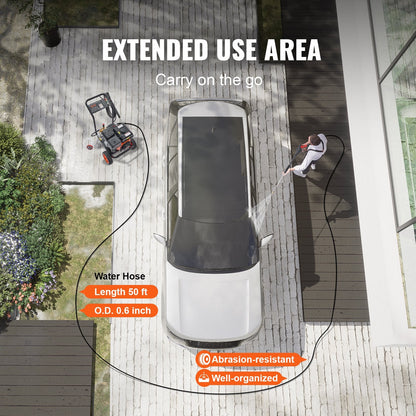 Gas-Powered Pressure Washer 4400 PSI 4.0 GPM with 5 Nozzles, 390cc Engine