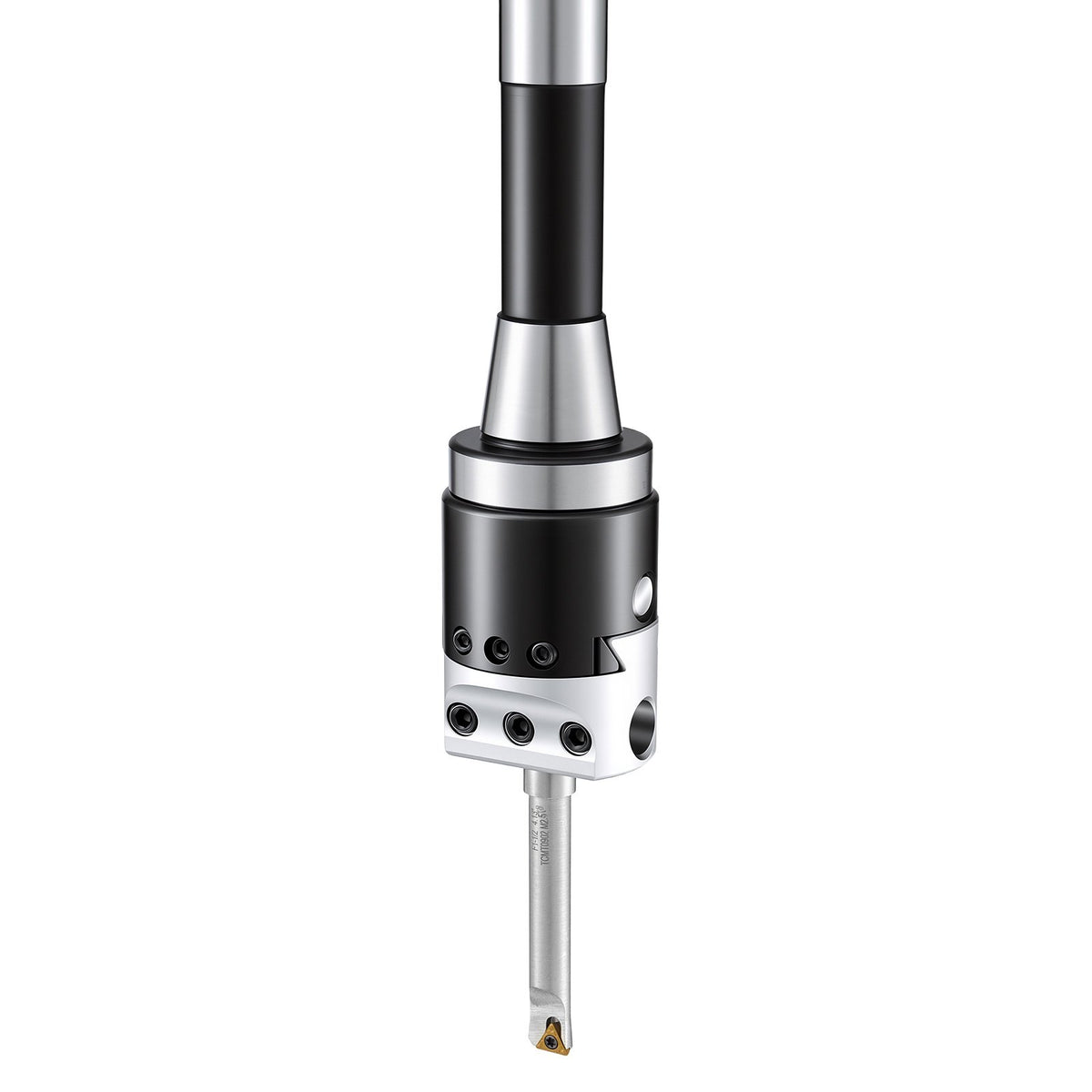 R8 Boring Head 2-Inch Indexable 8 Piece Boring Bar Set with R8 Shank, for Milling Machine Drill Press, 7/16" to 4-1/2", Precision Bore Diameter Adjustment, Hardened & Ground, Labeled Storage Box