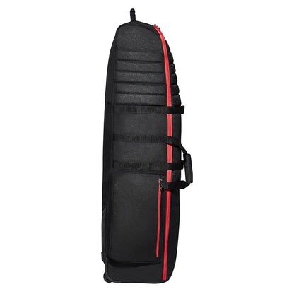 Golf Travel Bag, Outdoors Soft-Sided Golf Travel Cover, Heavy Duty 1800D Polyester Oxford Wear-Resistant Waterproof, Padded Luggage Case with Wheels, Foldable Golf Club Storage Bag for Airline
