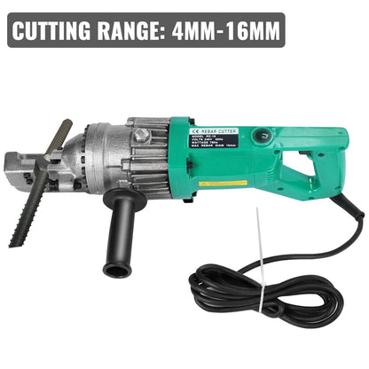 Electric Rebar Cutter, 16mm, Portable, 780W, Fast Cutting, 14 kg
