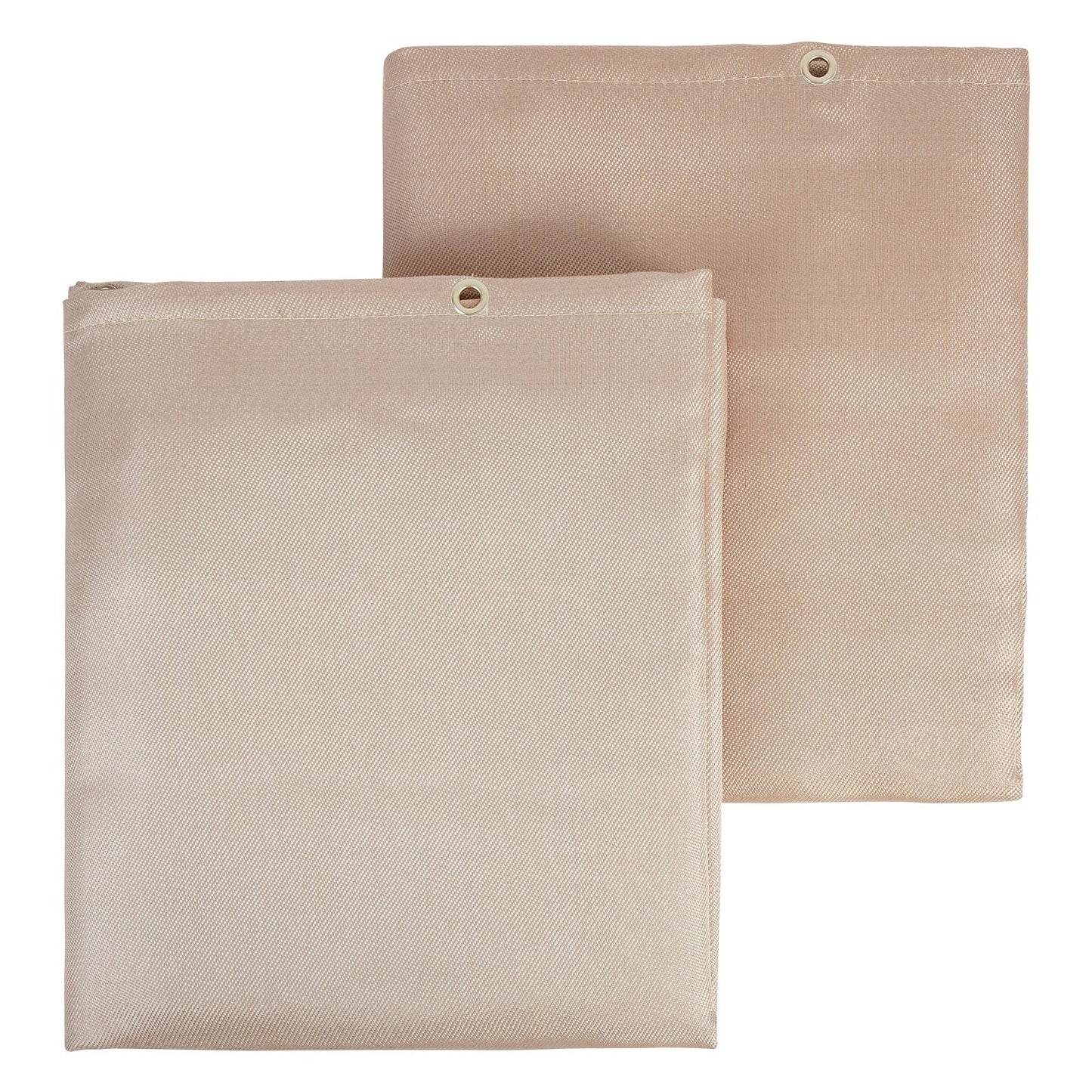 Heat-Resistant Fiberglass Welding Blankets - 1.2m x 1.8m, 2-Pack, Gold