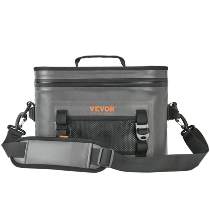 VEVOR Soft Cooler Bag, 16 Cans Soft Sided Cooler Bag Leakproof with Zipper, Waterproof
