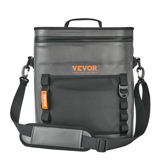 VEVOR Soft Cooler Bag, 30 Cans Soft Sided Cooler Bag Leakproof with Zipper, Waterproof