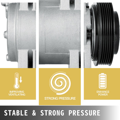 VEVOR A/C Compressor CO 11200C ( 92610JM01C ) Nissan Rogue L4 2.5L