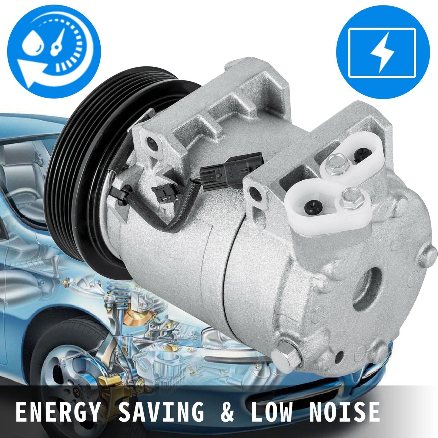 A/C Compressor for 2008-2013 Nissan Rogue 2.5L - Efficient & Quiet Performance
