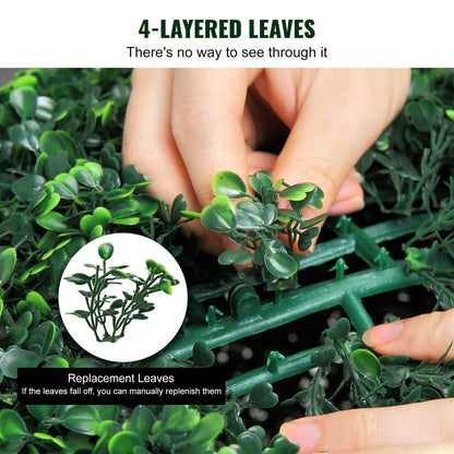 24cm Ball-Shaped Artificial Boxwood Topiaries - Set of 2, Perfect for Any Decor