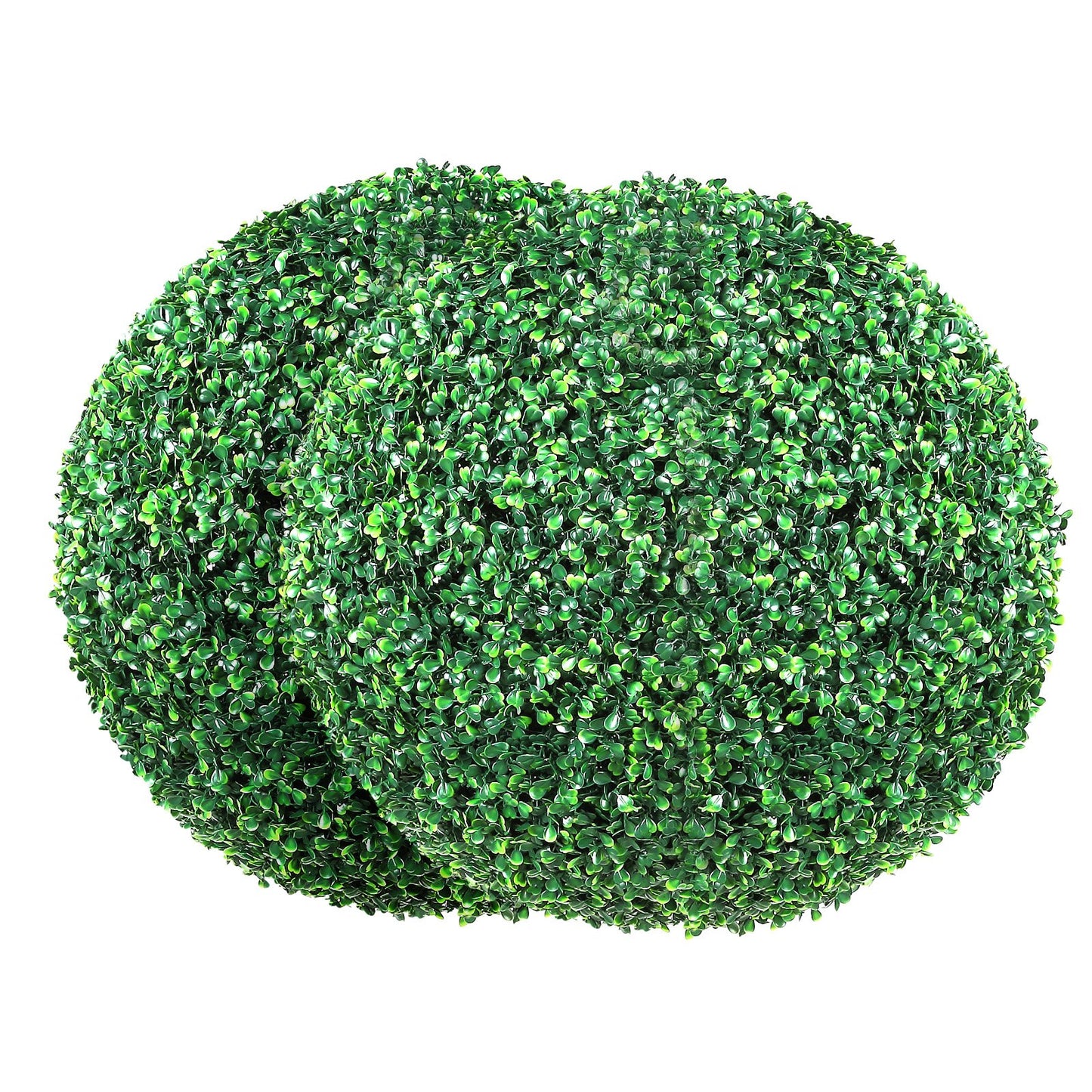 VEVOR Artificial Topiaries Boxwood Trees, 20” Tall (2 Pieces), Ball-Shape Faux Topiaries