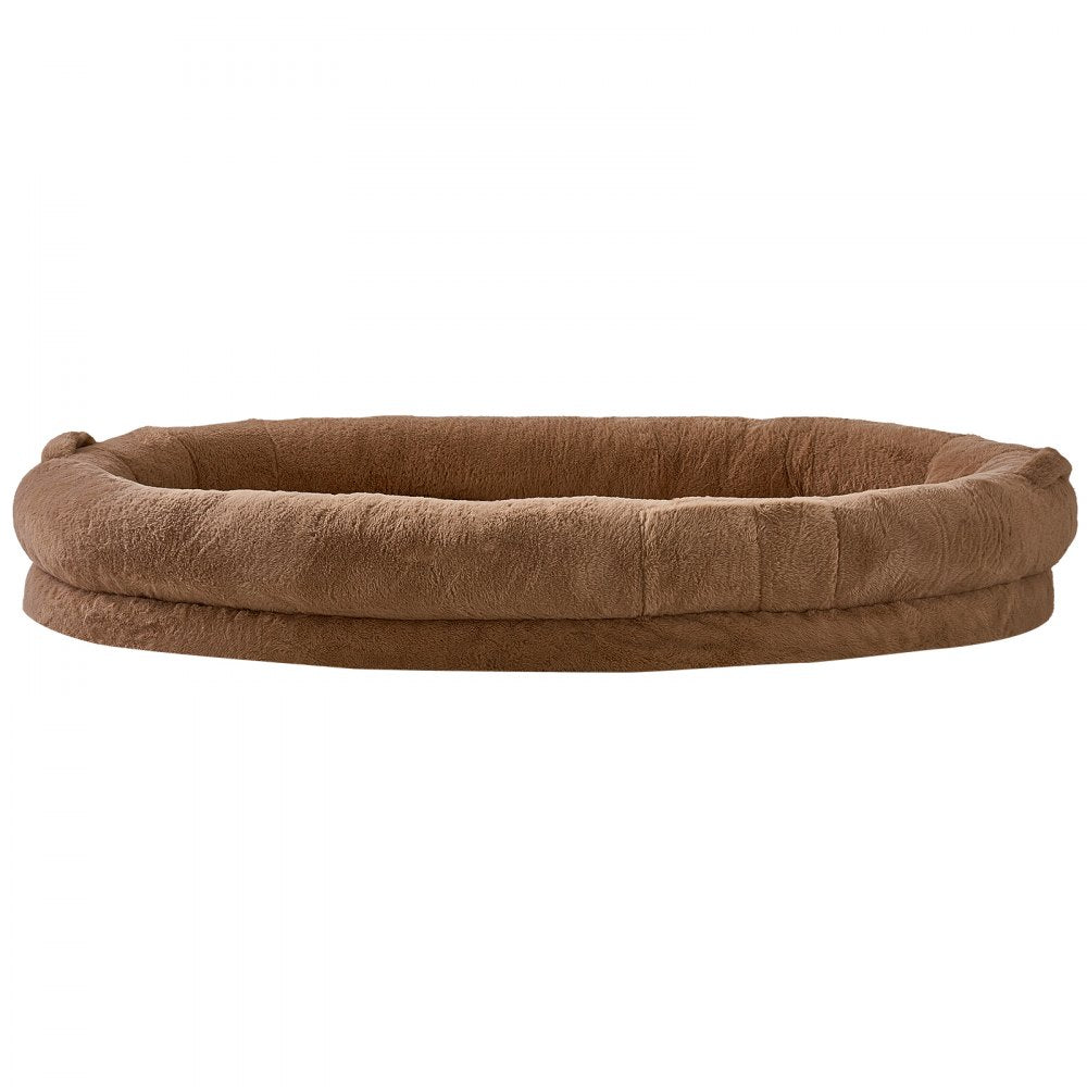 VEVOR Human Dog Bed 1825x1220x254 mm Human Size Dog Bed Washable Faux Rabbit Fur