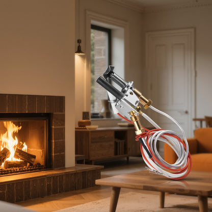 Gas Pilot Assembly, OE 446-512A, HSRV 446-512A, SRV 446-512A Fireplace Gas Pilot Assembly Kit, Natural Gas Ignition Replacement, Compatible with Heat & Glo, Heatilator, Lennox, Regency Models