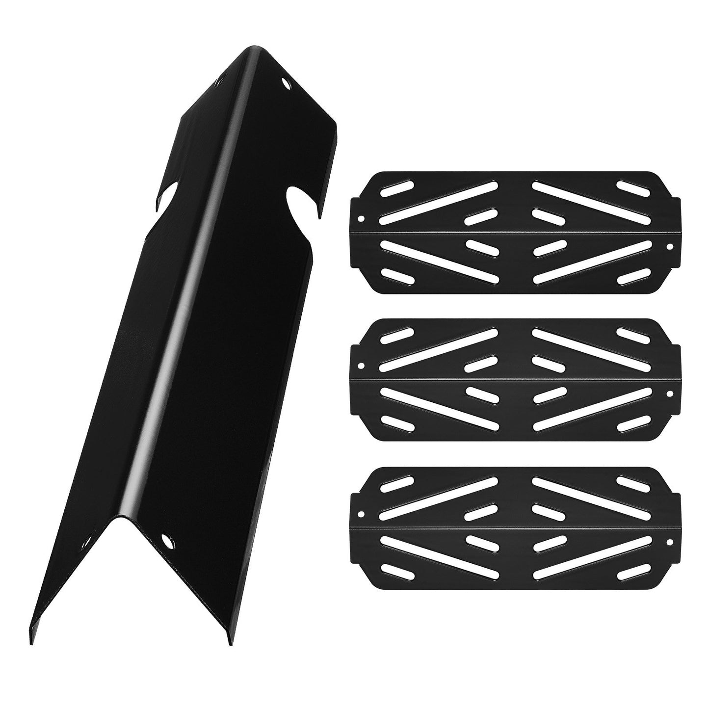 Flavorizer Bars and Heat Deflectors, 44cm Grill Replacement Part, for Weber Genesis ll 310 315 335 340, E/S 325s, ES/SX 325s, E/S 335, EX/SX/EPX-335 Grills, Porcelain-enameled Steel, 8 Pack