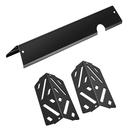 Flavorizer Bars and Heat Deflectors, 44cm Grill Replacement Part, for Weber Genesis ll 310 315 335 340, E/S 325s, ES/SX 325s, E/S 335, EX/SX/EPX-335 Grills, Porcelain-enameled Steel, 8 Pack