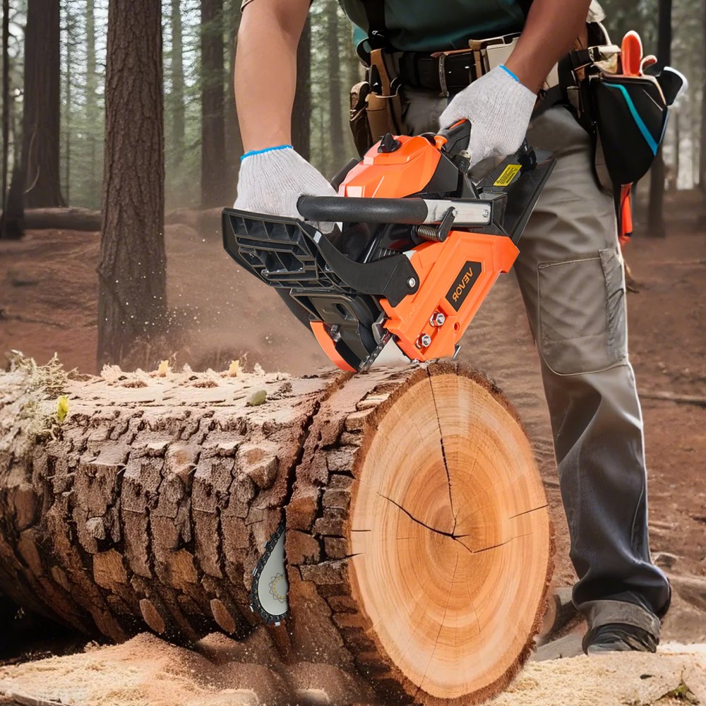 VEVOR 40cc Gas Chainsaw 1.3 kW Gas Powered 355 mm Chainsaw For Wood Cutting