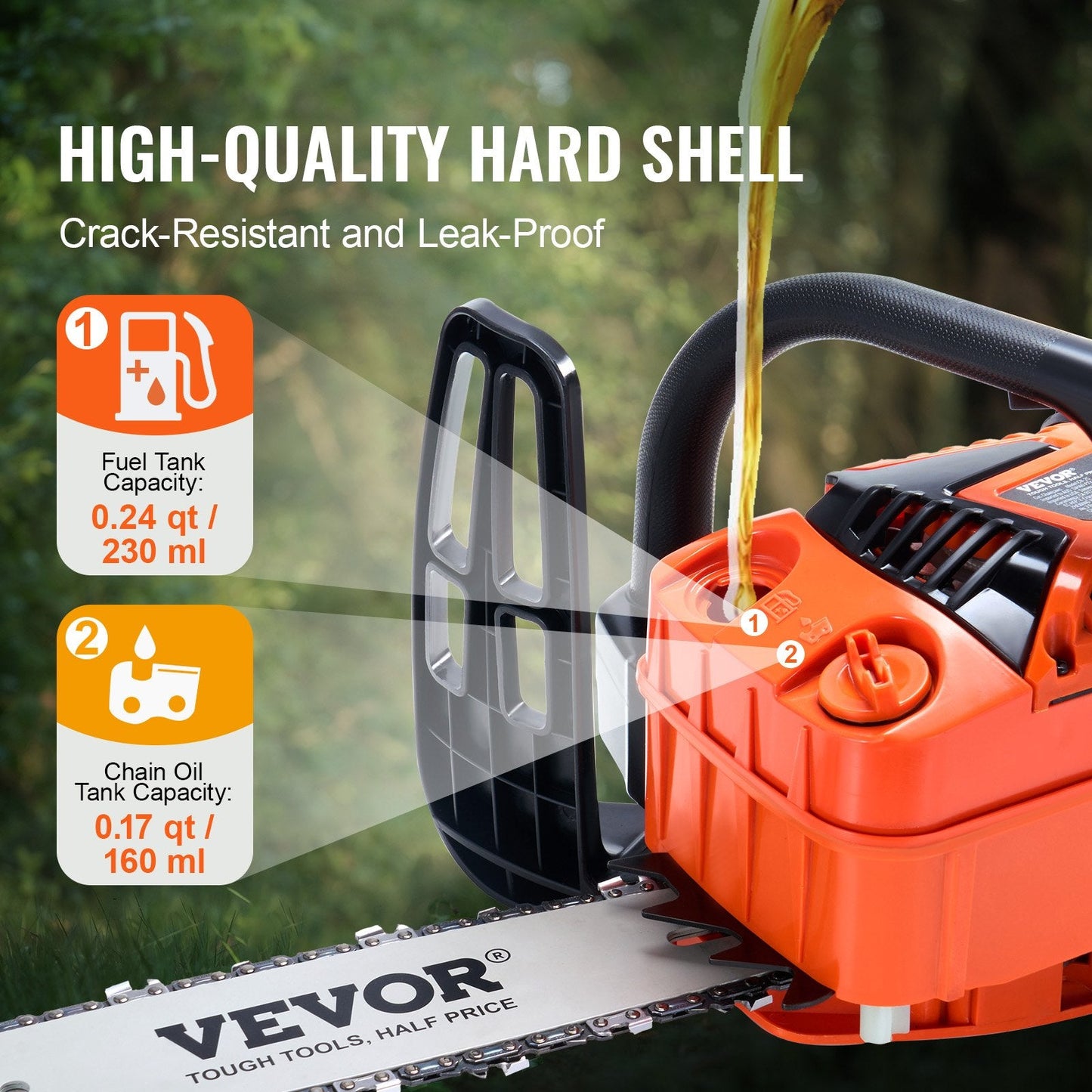 25.4CC Gasoline Chainsaw with 0.3m Blade - Powerful Wood Cutting Tool