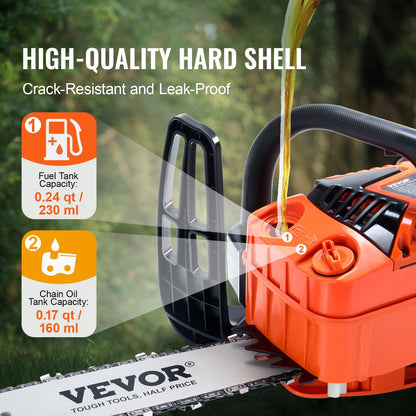 25.4CC Gasoline Chainsaw with 0.3m Blade - Powerful Wood Cutting Tool