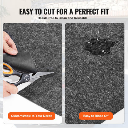 VEVOR 2 M Diameter Round Hot Tub Mat, Extra Large Inflatable Hot Tub Pad, Waterproof