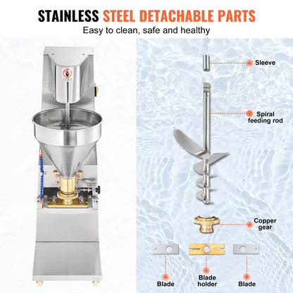 Automatic Meatball Maker, 1100W, Stainless Steel, Multiple Sizes, 280/min