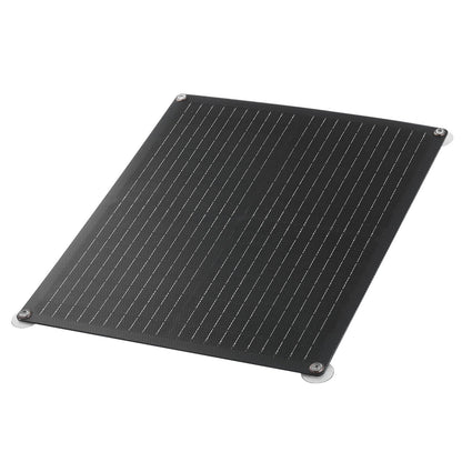 30W 12V Solar Panel Battery Charger, Solar Battery Trickle Charger Maintainer with Built-in Smart Controller & 3 Connection Cables, IP67 Waterproof Portable for RV Car Motorcycle Boat Van Camper