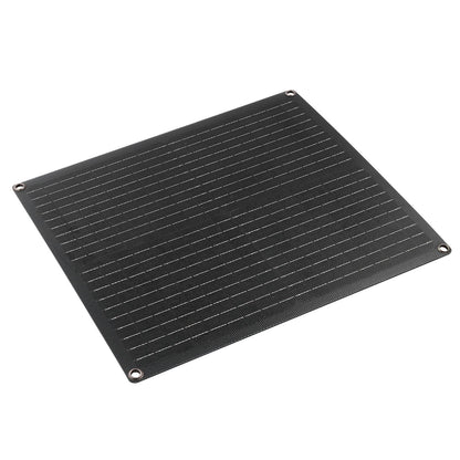 30W 12V Solar Panel Battery Charger, Solar Battery Trickle Charger Maintainer with Built-in Smart Controller & 3 Connection Cables, IP67 Waterproof Portable for RV Car Motorcycle Boat Van Camper